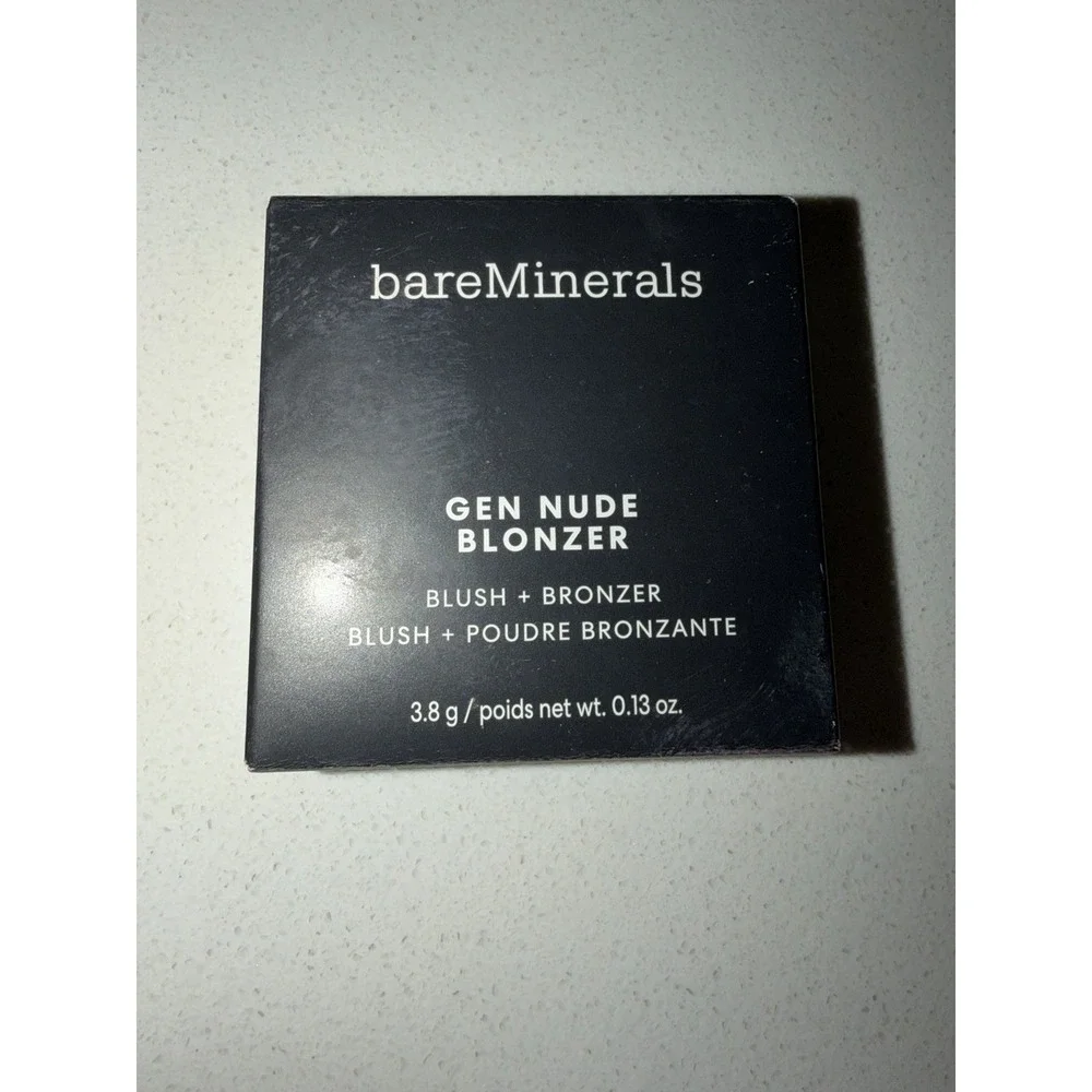 bareMinerals Gen Nude Blonzer Blush + Bronzer KISS OF PINK 0.13 oz 3.8g NIB